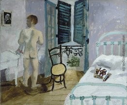 Nude in einem Schlafzimmer, Porträt fr.Francis Rose