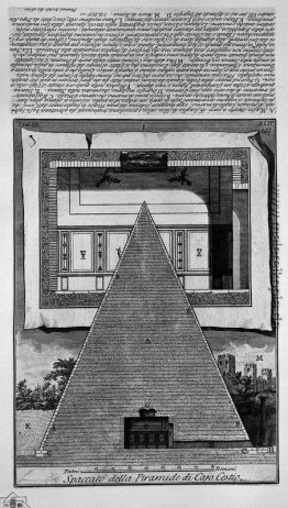 Die römische Altertümer, t. 3, Tafel XLV. Querschnitt der Cestiu