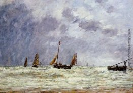 Berck, die Abfahrt der Boote