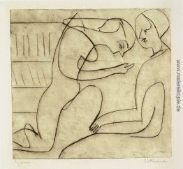 Lovers in der Bibliothek