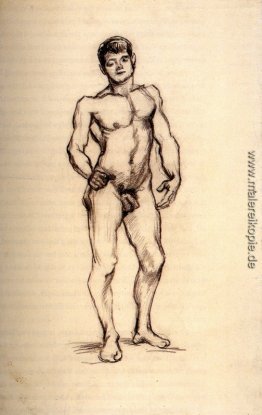 Standing Male Nude gesehen von der Front