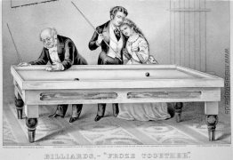 Billard. Froren zusammen