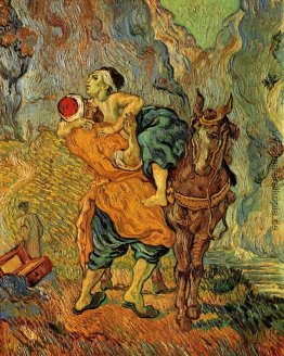 Der barmherzige Samariter nach Delacroix