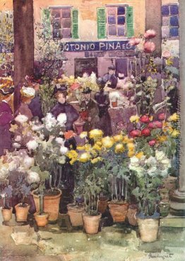 Italienische Blumenmarkt