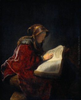 Die Prophetin Anna (Rembrandt`s Mutter)