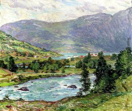 Mountain Lakes, Olden, Norwas