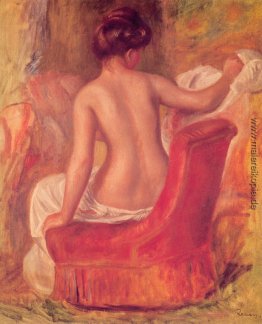 Nude in einem Stuhl