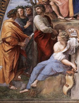 Das Parnassus, vom Stanze delle Segnatura (Detail)