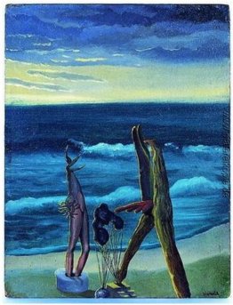 Surrealist Personages by the Sea