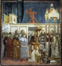 Franz von Assisi Vorbereitung der Weihnachtskrippe am Grecchio