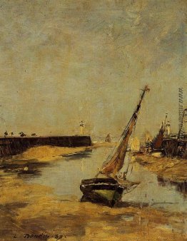 Trouville, die Jettys, Ebbe