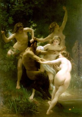 Nymphen und Satyr