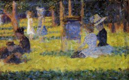 Studie für "Ein Sonntagnachmittag auf der Insel La Grande Jatte"