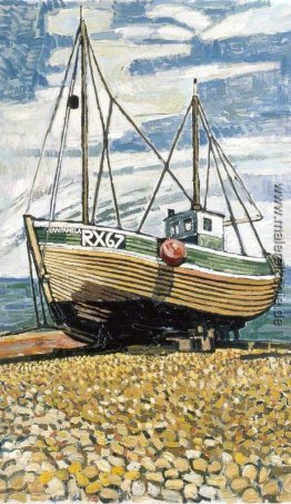 Fischerboot auf Dungeness, 'RX67'