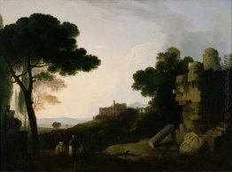 Landschaft Capriccio mit Tomb der Horatier und Curiatii und die