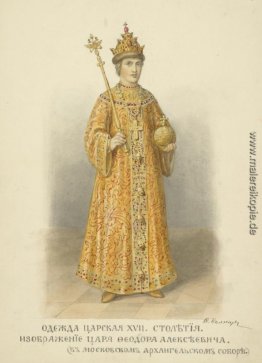 Königliche Kleidung aus dem XVII Jahrhundert