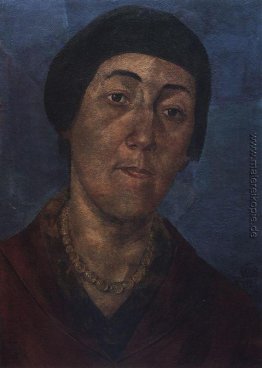 Portrait MFPetrova-Vodkina, der Frau des Künstlers