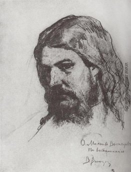 Porträt von M. V. Vasnetsov