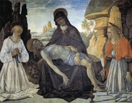 Pieta mit Heiligen Hieronymus und Santa Maria Magdalena