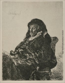 Rembrandt`s Mutter in einem Widow`s Kleid