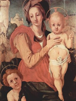 Madonna mit Kind und dem jungen Johannes
