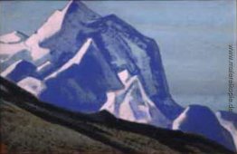 Himalaya. Gipfel der Berge mit dem türkis Himmel.