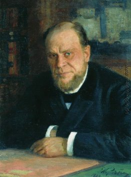 Portrait der Anwalt Anatoli Fyodorovichm Koni