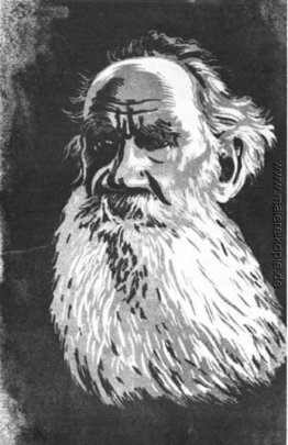 Porträt von Leo Tolstoi