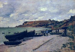 Sainte-Adresse, Fischerboote auf der Shore-