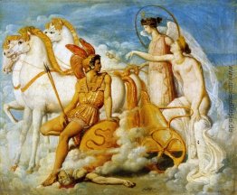 Venus, von Diomedes verwundet, kehrt in Olympus