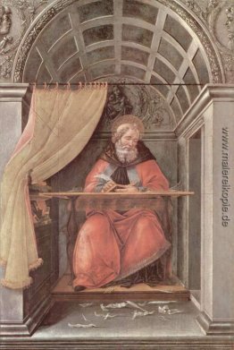 St. Augustine in seiner Zelle