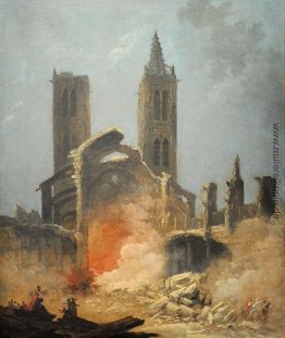 Démolition de l'Eglise Saint-Jean-en-Grève - Musée Carnavalet