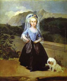 Portait von Maria Teresa de Borbón y Vallabriga