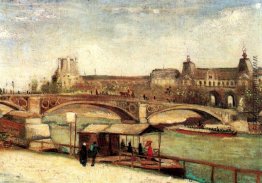 Der Pont du Carrousel und der Louvre