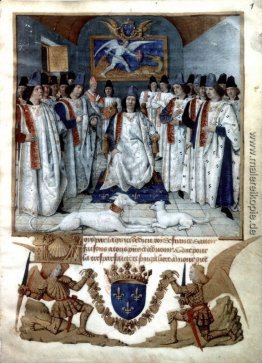 Louis XI ist Vorsitzender des Kapitels von Saint Michel