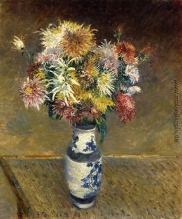 Chrysanthemen in einer Vase