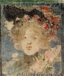 Head of a Girl (mit Roses)