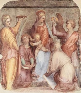 Maria mit Christus Kind und Heiligen