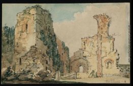 Die Ruinen von Middleham Castle, Yorkshire