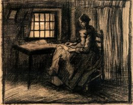 Woman Sewing