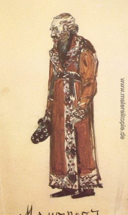 Mamyrov, die alte Diakon (Kostüme für die Oper "Die Zauberin")