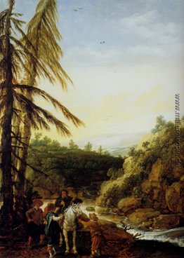 Landschaft Rauben eines Reiter