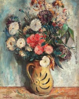 Pipkin mit Feld-Blumen