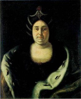 Zarin Praskowja Fjodorowna Saltikova, Witwe von Ivan V