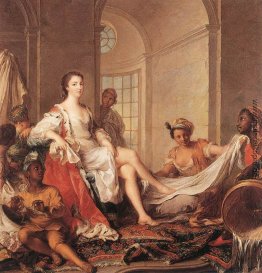 Mademoiselle de Clermont als Sultana