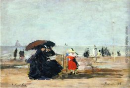 Trouville, Beach Scene