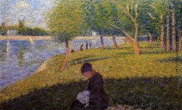 Studie für "Ein Sonntagnachmittag auf der Insel La Grande Jatte"