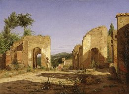 Gateway in der Via sepulcralis in Pompeji