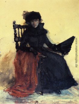 A Lady in Black (aka The Red Schal)