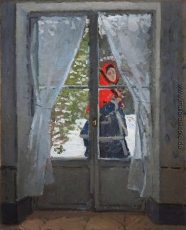 Die Red Cape (Madame Monet)